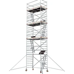 Alumiiniteline Tikli Jumbo 9900-8P, tasokorkeus 8.5m, 250x135cm