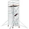 Alumiiniteline Tikli Jumbo 9900-4P, tasokorkeus 4.5m, 250x135cm