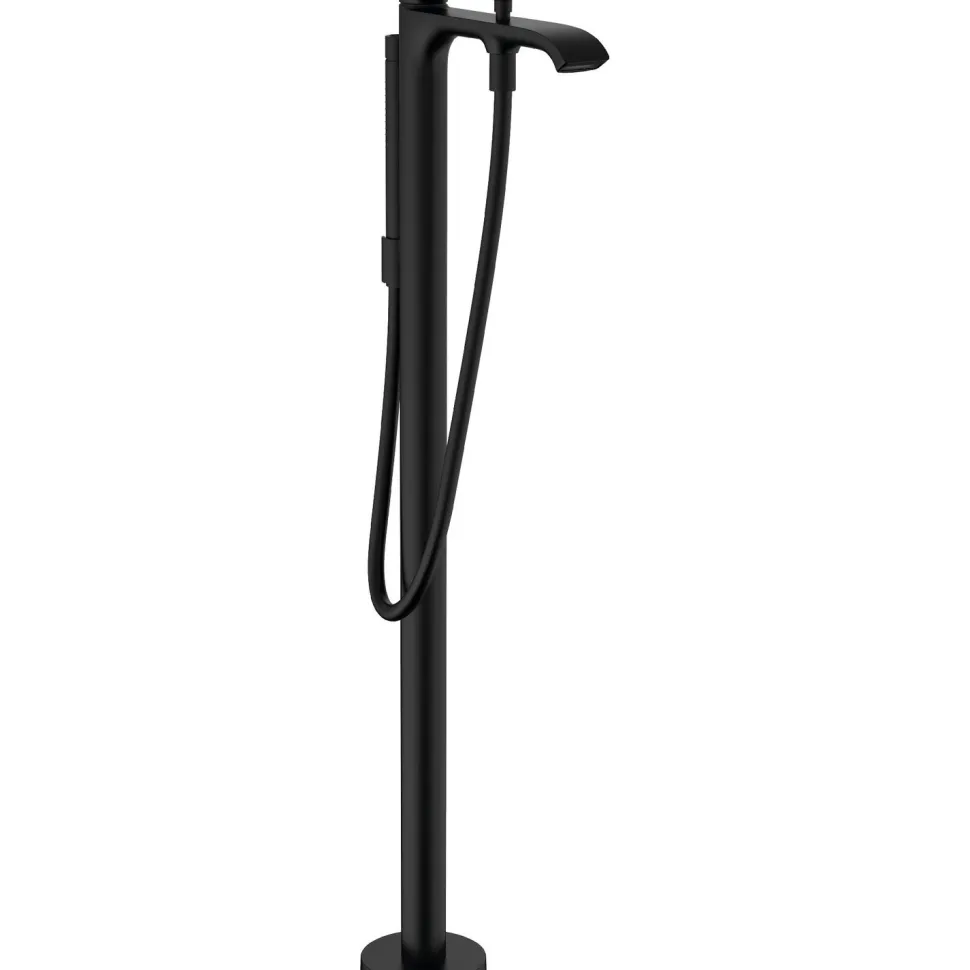Ammehana Hansgrohe Vivenis, lattia-asennukseen, mattamusta