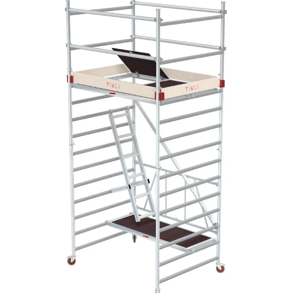 Asennusteline Tikli Jumbo 178BK+1+1, 185x135cm, 2.8m tasokorkeus