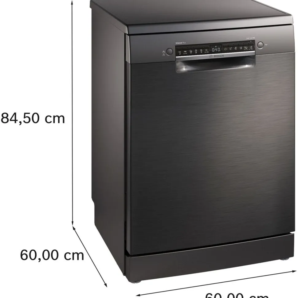 Astianpesukone Bosch Serie 4 SMS4EMC06E 60cm musta teräs