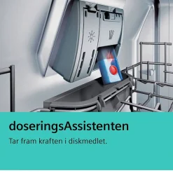 Astianpesukone Siemens SN45ZS08CE, tason alle, 60cm, teräs