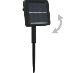 Aurinkoenergia keijuvalot 2 kpl 2x200 LED sisä/ulko eri värejä