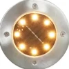 Aurinkoenergia maavalaisimet 8 kpl led lämmin valkoinen