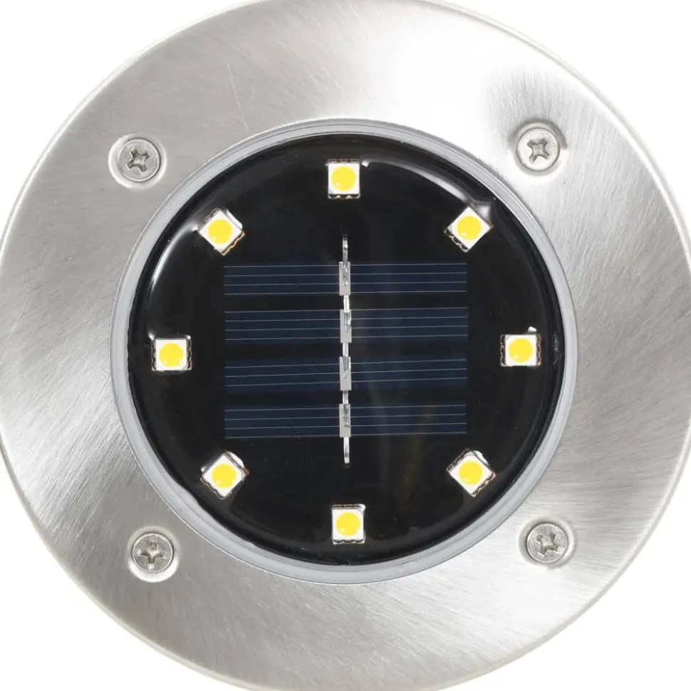 Aurinkoenergia maavalaisimet 8 kpl led lämmin valkoinen