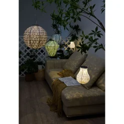 Aurinkokennolyhty Paulmann Pauleen Sunshine Blaze, IP44, 3500K, 2kpl, valkoinen