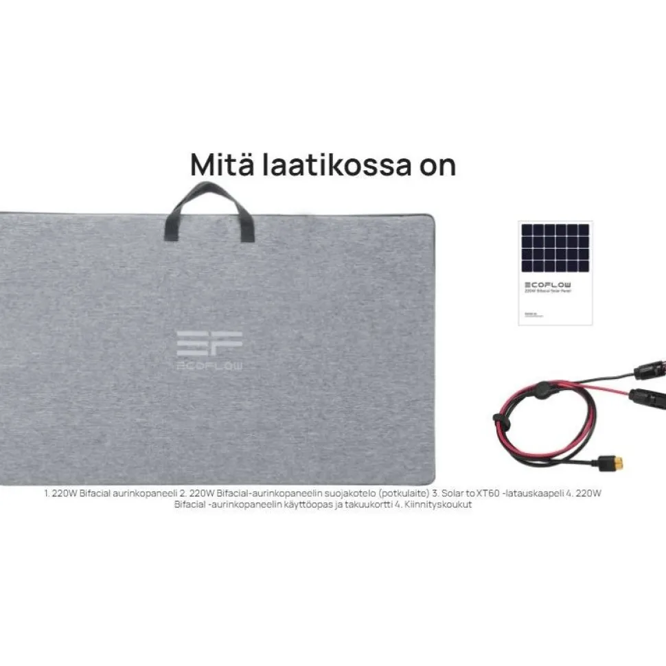 Aurinkopaneeli EcoFlow Solar Panel, 220W