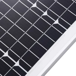 Aurinkopaneelit 2kpl, 100 W, yksikiteinen alumiini ja turvalasi
