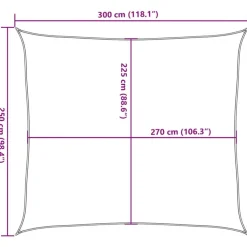 Aurinkopurje, 160 g/m² HDPE, eri värejä ja kokoja (16419)