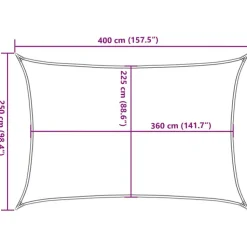 Aurinkopurje, 160 g/m² HDPE, eri värejä ja kokoja (16419)