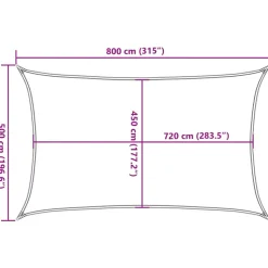 Aurinkopurje, 160 g/m² HDPE, eri värejä ja kokoja (16419)