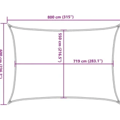 Aurinkopurje, 160 g/m² HDPE, eri värejä ja kokoja (16419)