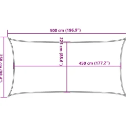 Aurinkopurje, 160 g/m² HDPE, eri värejä ja kokoja (16419)