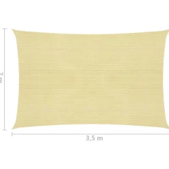 Aurinkopurje suorakulma, HDPE, 160g/m², eri kokoja ja värejä