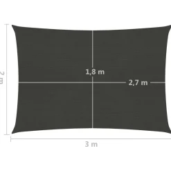 Aurinkopurje suorakulma, HDPE, 160g/m², eri kokoja ja värejä
