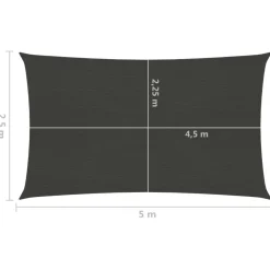 Aurinkopurje suorakulma, HDPE, 160g/m², eri kokoja ja värejä