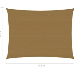 Aurinkopurje suorakulma, HDPE, 160g/m², eri kokoja ja värejä