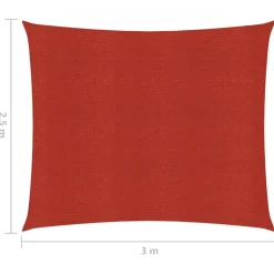 Aurinkopurje suorakulma, HDPE, 160g/m², eri kokoja ja värejä
