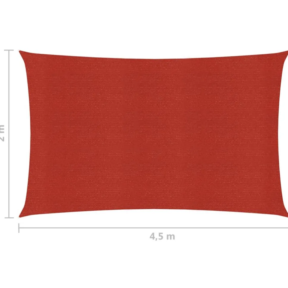 Aurinkopurje suorakulma, HDPE, 160g/m², eri kokoja ja värejä