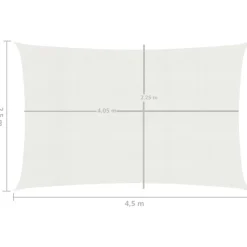 Aurinkopurje suorakulma, HDPE, 160g/m², eri kokoja ja värejä