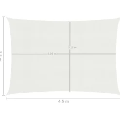 Aurinkopurje suorakulma, HDPE, 160g/m², eri kokoja ja värejä