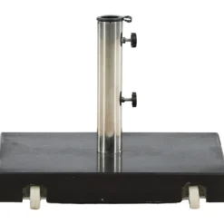 Aurinkovarjon jalka Venture Home Stathera, neliskulmainen, 40kg, musta graniitti