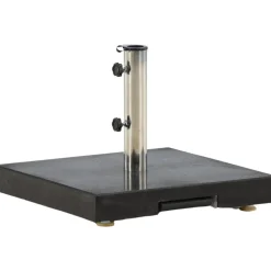 Aurinkovarjon jalka Venture Home Stathera, neliskulmainen, 40kg, musta graniitti