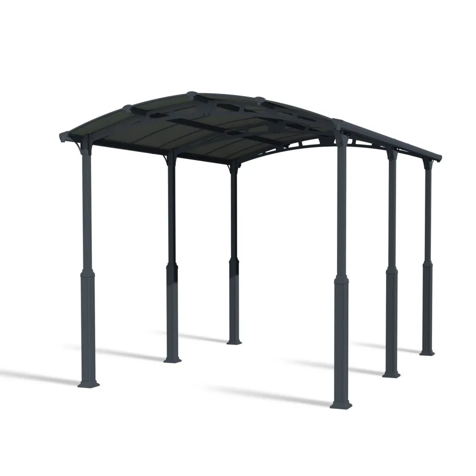 Autokatos matkailuautolle Palram-Canopia Alpine, 15.8m², metalli, tummanharmaa/harmaa