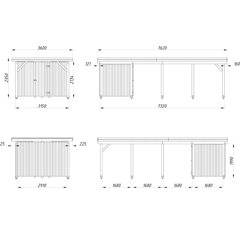 Autokatos Palmako Karl, vajalla, 23,1 m2 CP3273-1