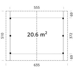 Autokatos Palmako Robert, 20,6m² CP5637