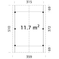 Autokatos Palmako Robert, 11,7m² CP3237