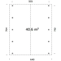 Autokatos Palmako Robert 40,6 m2 CP5673