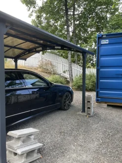 Autokatos Palram-Canopia Arcadia 4300 15,5 m² harmaa