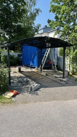 Autokatos Palram-Canopia Arcadia 4300 15,5 m² harmaa
