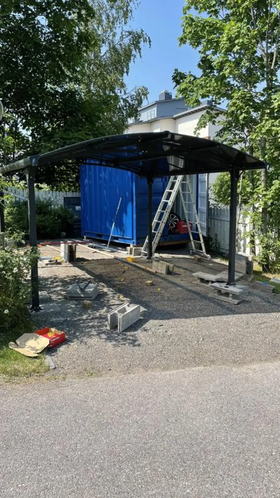 Autokatos Palram-Canopia Arcadia 4300 15,5 m² harmaa