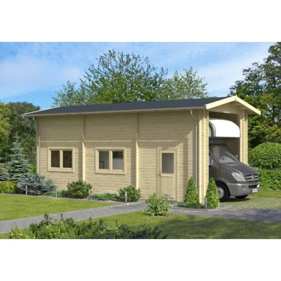 Autotalli matkailuautolle Tene Caravan 40