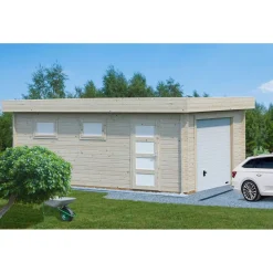 Autotalli Palmako Rasmus, nosto-ovella, 19m² FR44-3857-5