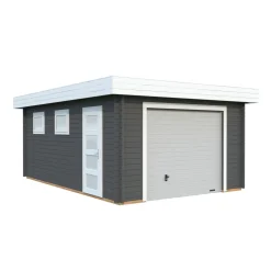 Autotalli Palmako Rasmus, nosto-ovella, 19m² FR44-3857-5