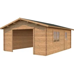 Autotalli Palmako Roger, ilman ovea, 23,9m² FR44-4757