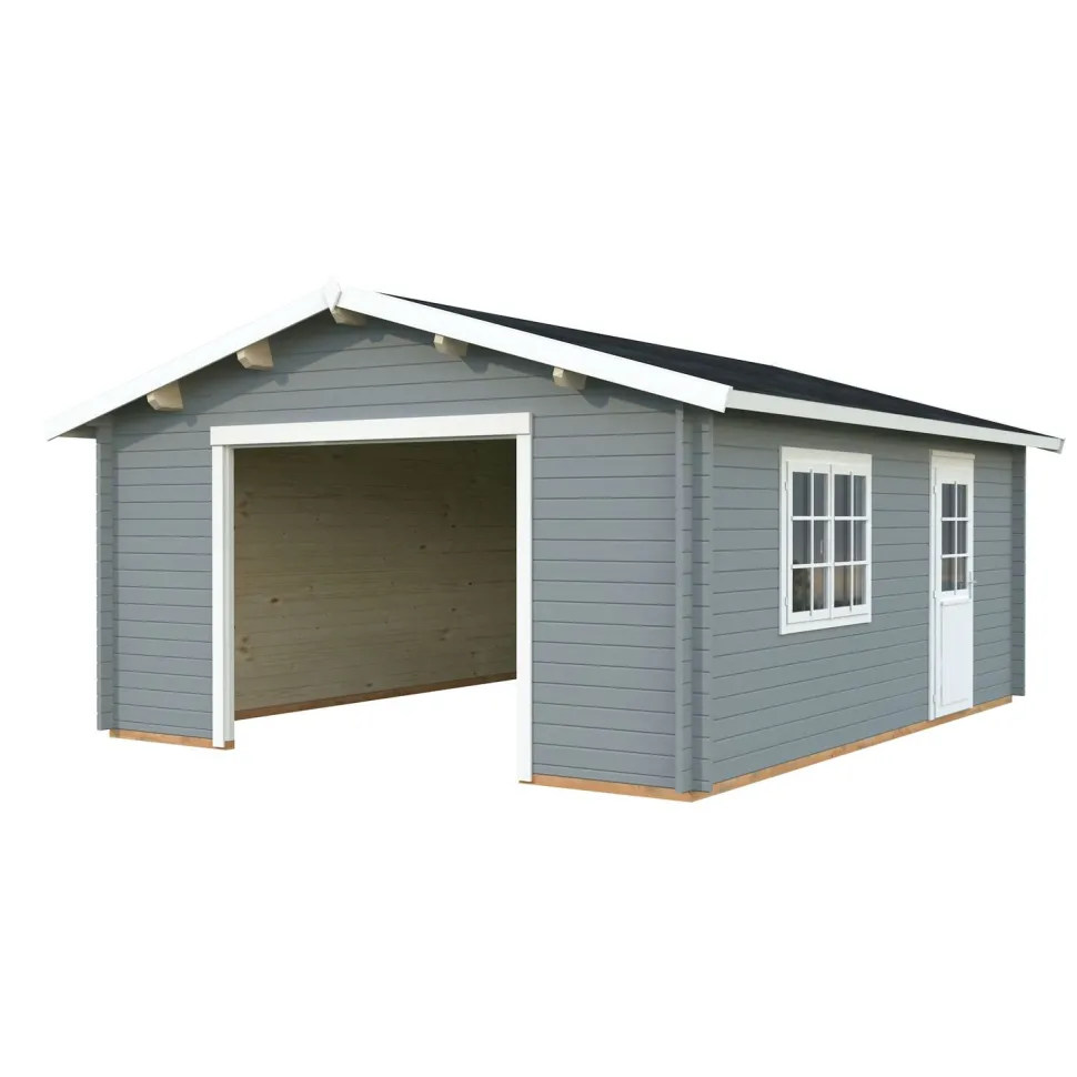 Autotalli Palmako Roger, ilman ovea, 23,9m² FR44-4757