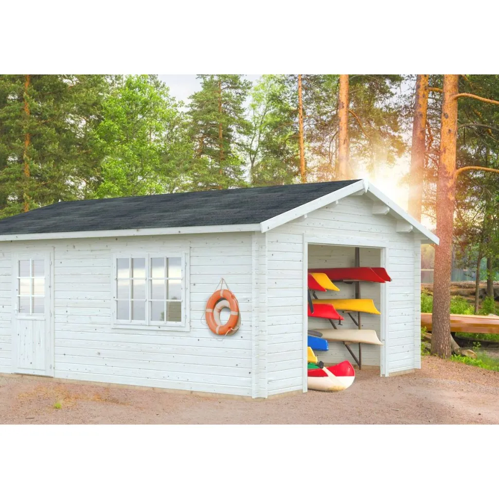 Autotalli Palmako Roger, ilman ovea, 23,9m² FR44-4757