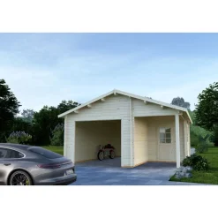 Autotalli Palmako Roger ilman ovea 21,9+5,2 m²