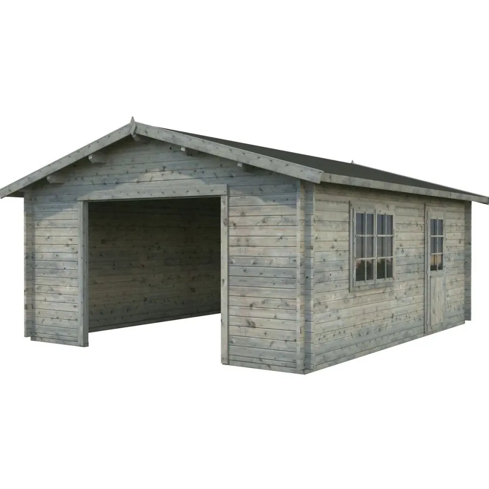 Autotalli Palmako Roger, ilman ovea, 27,7m² FR70-5656