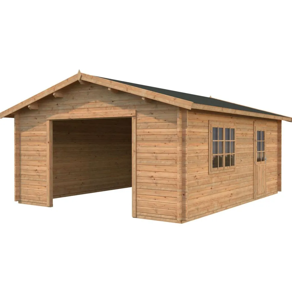 Autotalli Palmako Roger, ilman ovea, 27,7m² FR70-5656