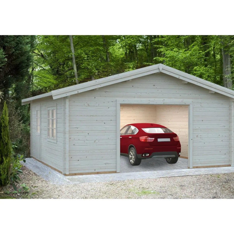 Autotalli Palmako Roger, ilman ovea, 27,7m² FR70-5656