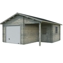 Autotalli Palmako Roger, nosto-ovella, 19m² FR44-3857-2