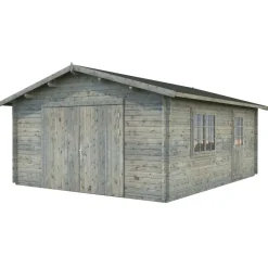 Autotalli Palmako Roger, puuovella, 23,9m² FR44-4757-3