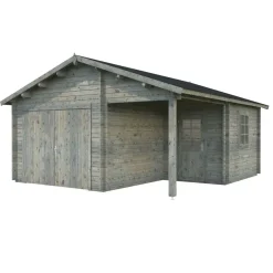 Autotalli Palmako Roger puuovella 21,9+5,2 m²