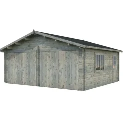 Autotalli Palmako Roger puuovella 28,4 m²