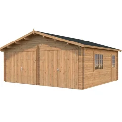 Autotalli Palmako Roger puuovella 28,4 m²